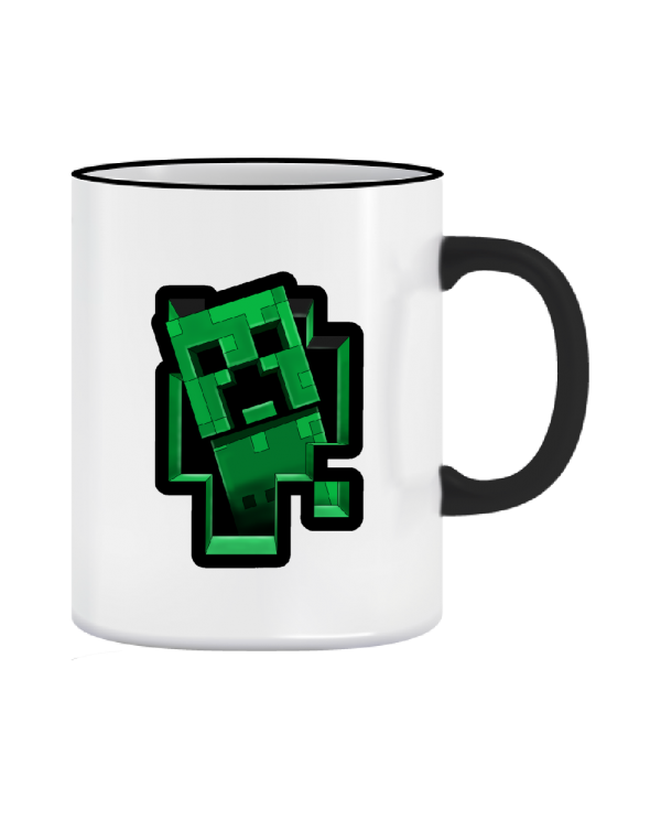 Puodelis Minecraft creeper Puodelis Minecraft creeper